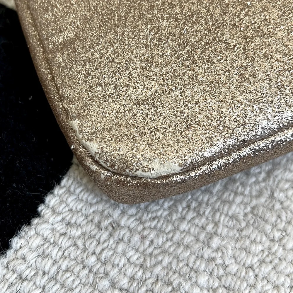 Juicy Couture Gold Glitter Laptop Case